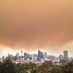 Bushfire smoke over Sydney
